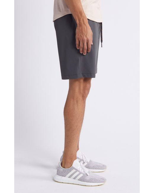 Rhone Gray Pursuit Drawstring Shorts for men
