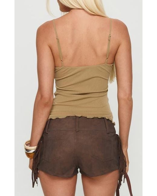 Princess Polly Brown Devondra Sequin Camisole