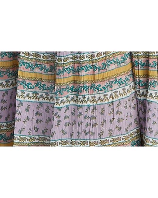 Billabong Green ' Summer Side Collection Summerside Flutter Sleeve Midi Dress