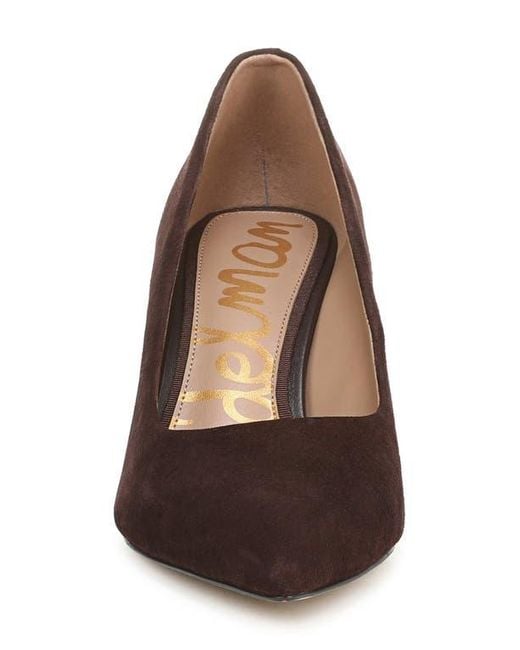 Sam Edelman Brown Vienna Pointed Toe Pump