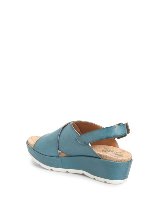 Kork-Ease Chloe Slingback Sandal in Blue | Lyst