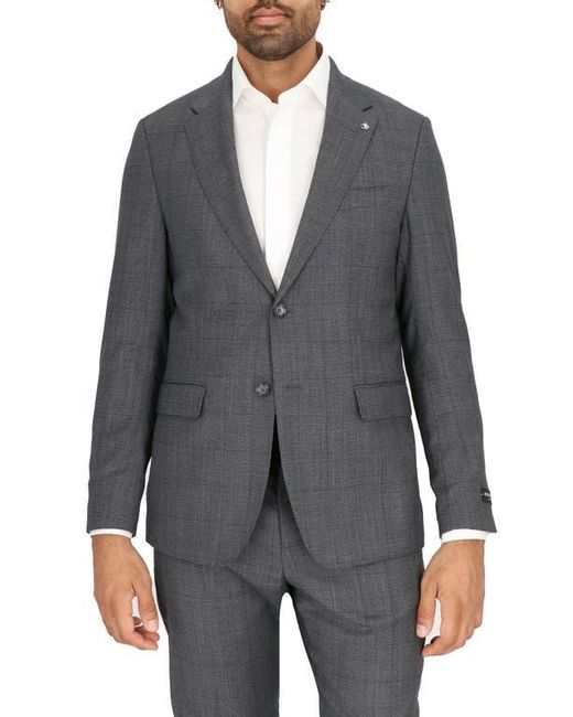 Scotch & Soda Gray Check Stretch Wool Sport Coat for men