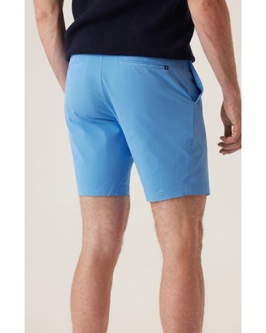 Dek Blue Galaxy Ultra 4X Stretch Twill Bermuda Shorts for men