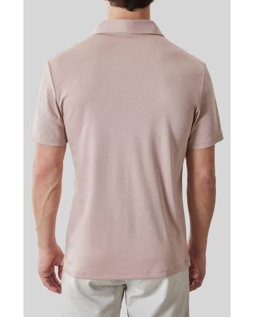 Robert Barakett Multicolor Georgia Short Sleeve Pima Cotton Polo for men