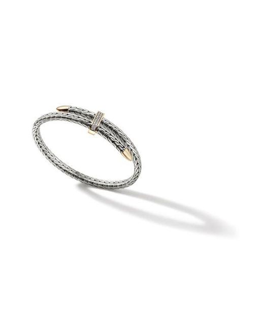 John Hardy Multicolor Spear Pavé Diamond Flex Bracelet for men