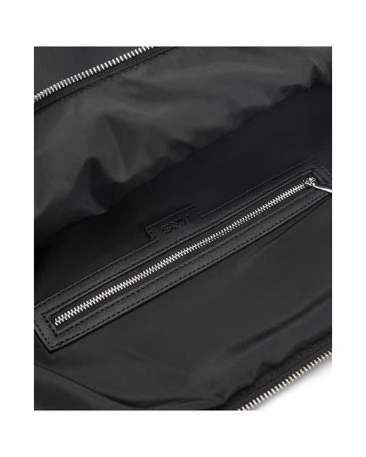 Mango Black Large Nylon Shopper Tote