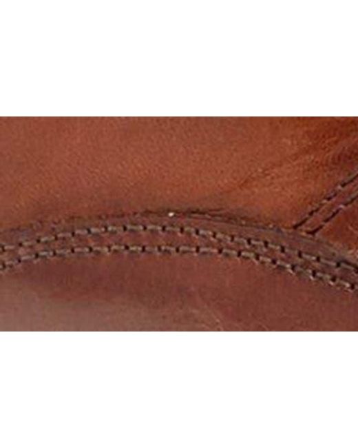 Dune Brown Candor Lace-Up Cap Toe Boot for men