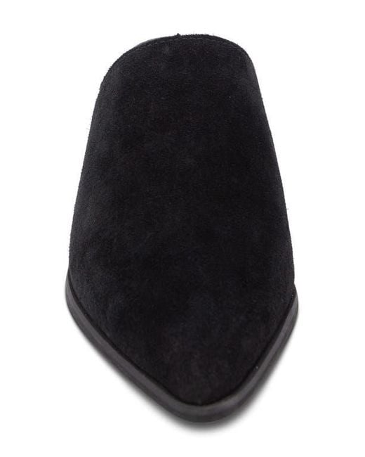 Chocolat Blu Black Cellia Pointed Toe Mule