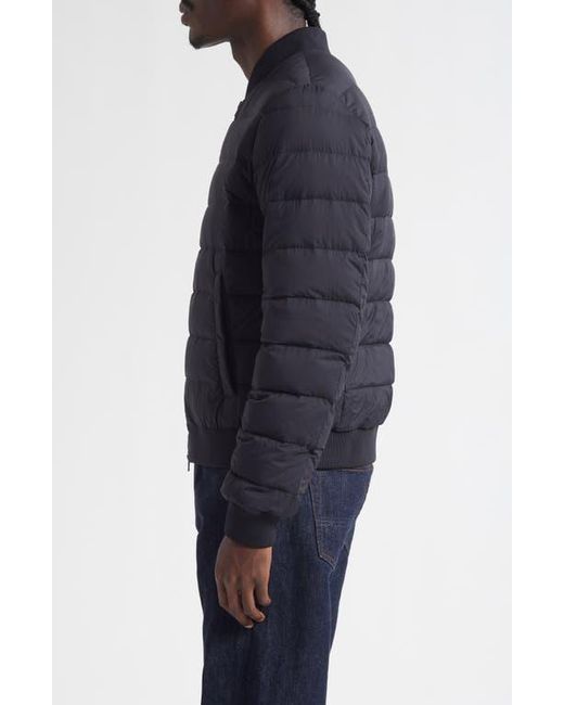 Herno Black L'Aviatore Matte Nylon Down Puffer Jacket for men