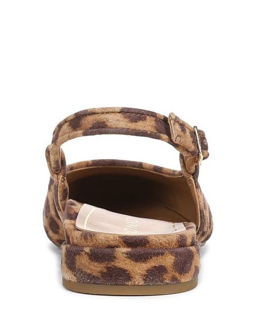 Vionic Brown Petaluma Slingback Flat