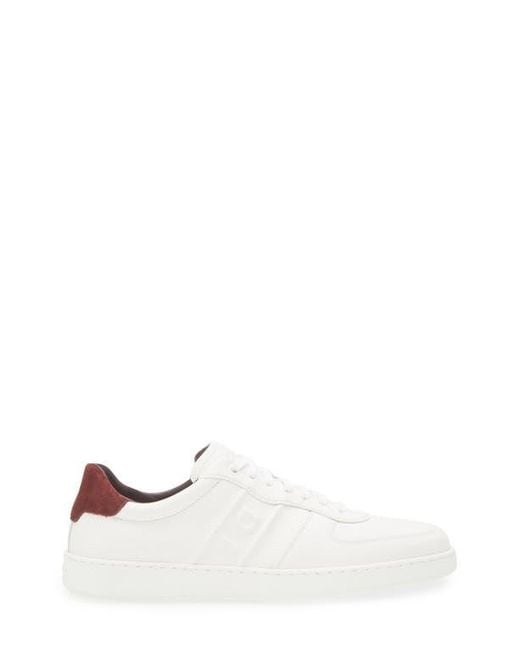 Ferragamo White Adam Low Top Sneaker for men
