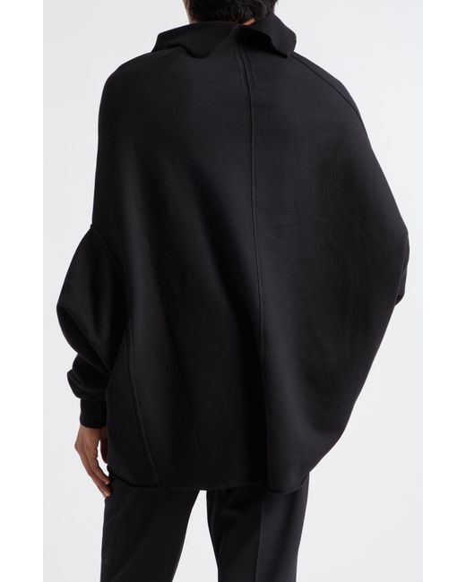 Rick Owens Black Shroud Sweatshirt for men