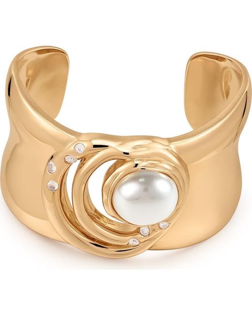 Retro Chic Metallic Dawn Light Bangle