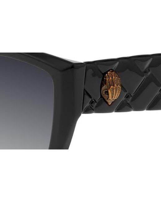 Kurt Geiger Black 54Mm Rectangular Sunglasses