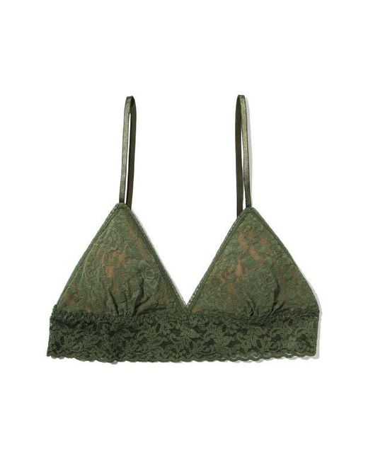 Hanky Panky Green Signature Lace Padded Bralette