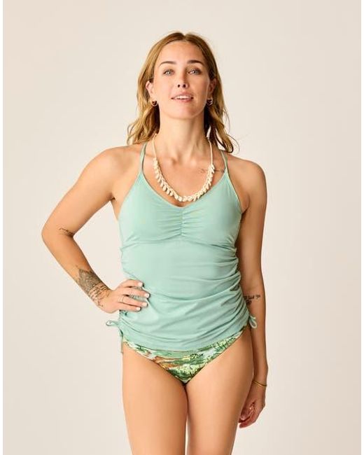Carve Designs Green Camari Tankini D Cup