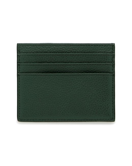 Mulberry Green Zipped Leather Card Case