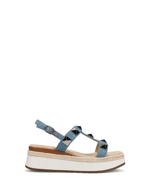 Vaneli Blue Edrys Slingback Platform Sandal