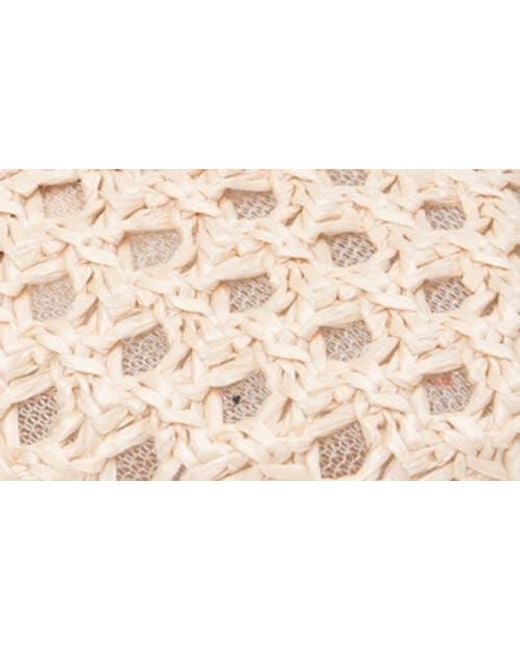 Patricia Green Pink Monaco Raffia Mary Jane Ballet Flat