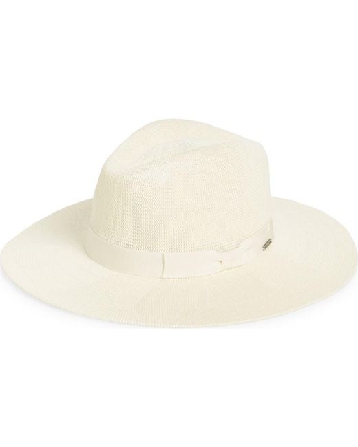 Brixton White Lyons Packable Fedora
