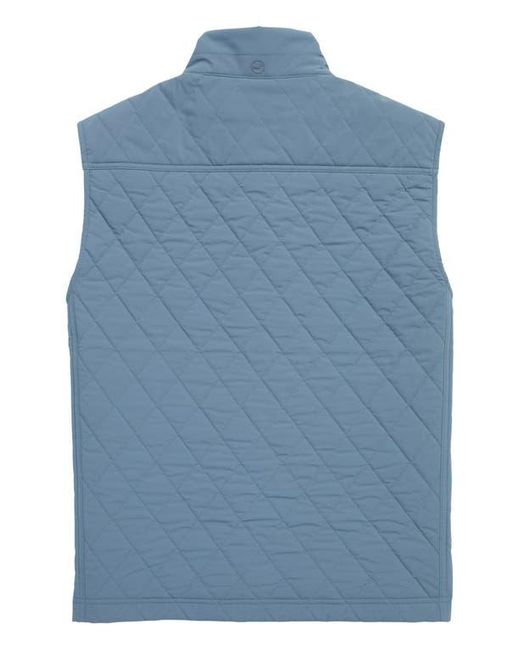 Vineyard Vines Men's Blue The Dorset Water Repellent Quilted Vest