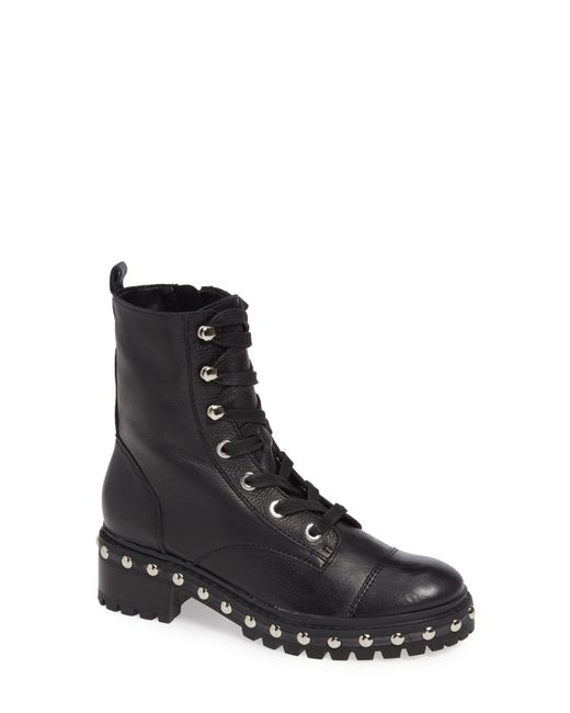 studded combat boots