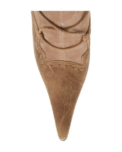 Jeffrey Campbell White Verbier Knee High Boot