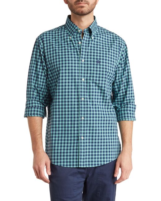 Brooks Brothers Blue Gingham Button-down Shirt for men