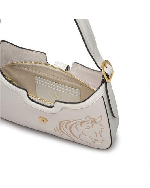 Radley Metallic Kentucky Derby Ss25 Ziptop Shoulder Bag