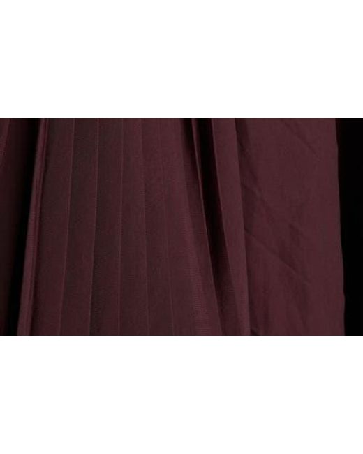 Alexander McQueen Purple Asymmetric Pleated Skirt