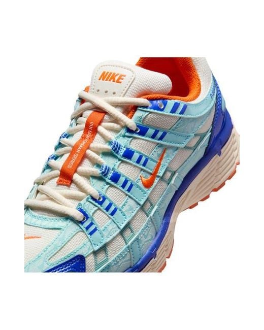 Nike White P-6000 Sneaker