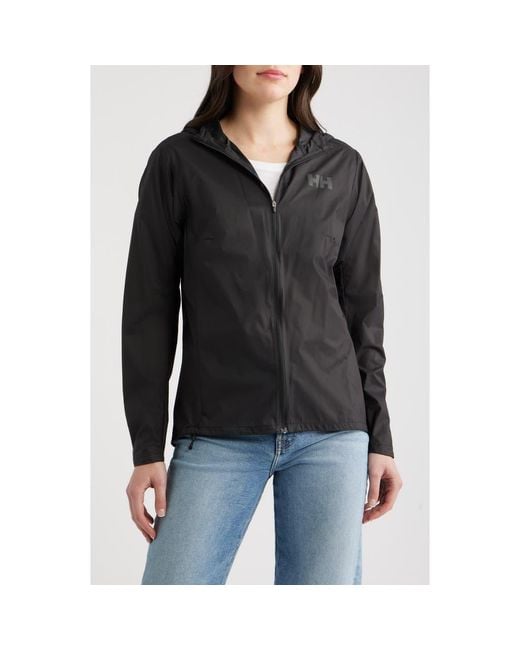 Helly Hansen Black Trail Windbreaker Jacket