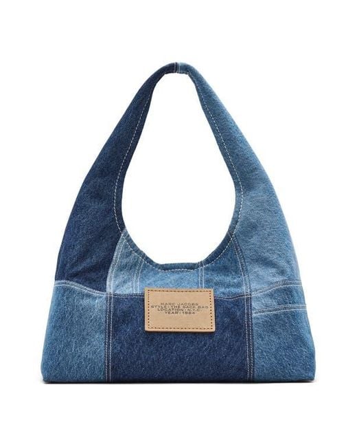 Marc Jacobs Blue The Sack Denim Shoulder Bag
