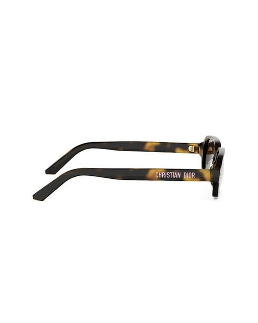 Dior Brown Pacific S3I 52Mm Rectangular Sunglasses