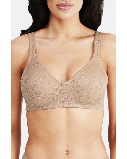 Dominique Intimates Black Jolie Wire-Free Jacquard Soft Cup Minimizer Bra