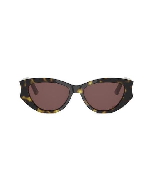 Dior Glow B1I 53Mm Cat Eye Sunglasses in Brown | Lyst display picture 2
