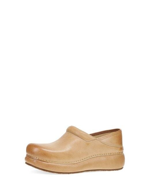 Dansko Natural Platform Pro Clog