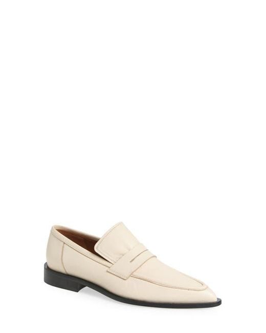 Atp Atelier White Montazzoli Penny Loafer