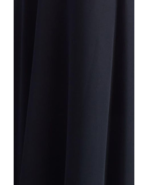 Proenza Schouler Blue Rue Asymmetric Matte Crepe Dress