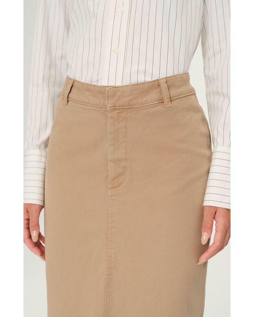 DL1961 Natural Asra Twill Maxi Skirt