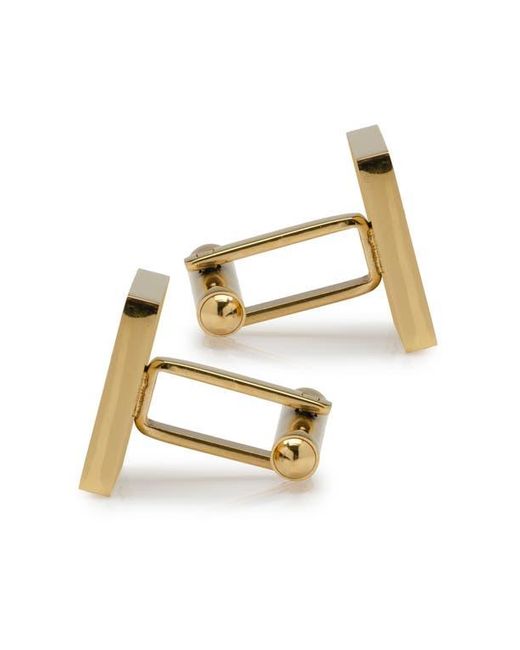 Cufflinks Inc. Metallic Engravable Square Cuff Links for men