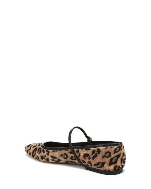Veronica Beard White Ellie Genuine Calf Hair Mary Jane Flat