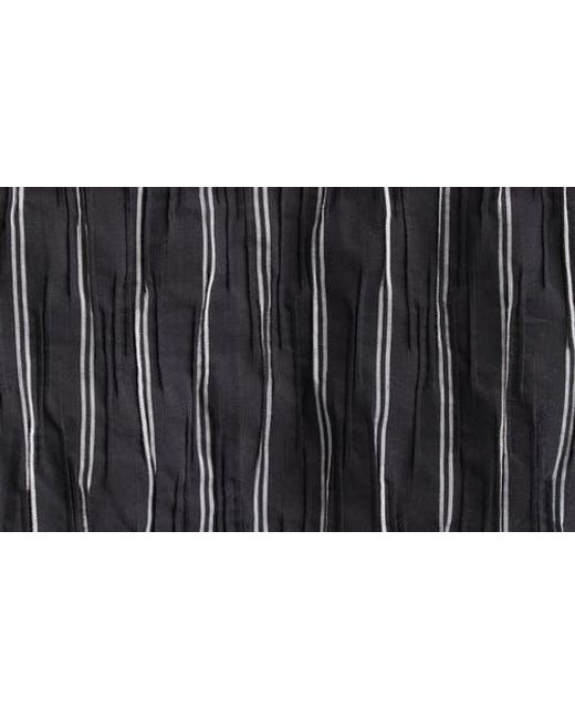 KÚR Black High Neck Drop Shoulder Shirt