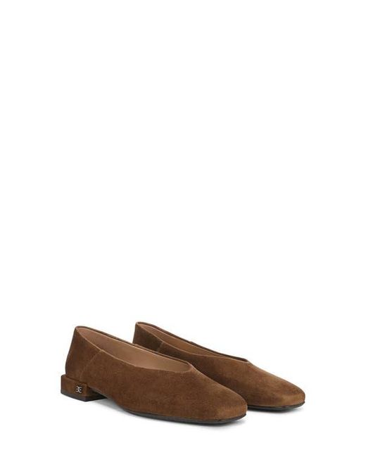 Sam Edelman Brown Kasey Square Toe Pump