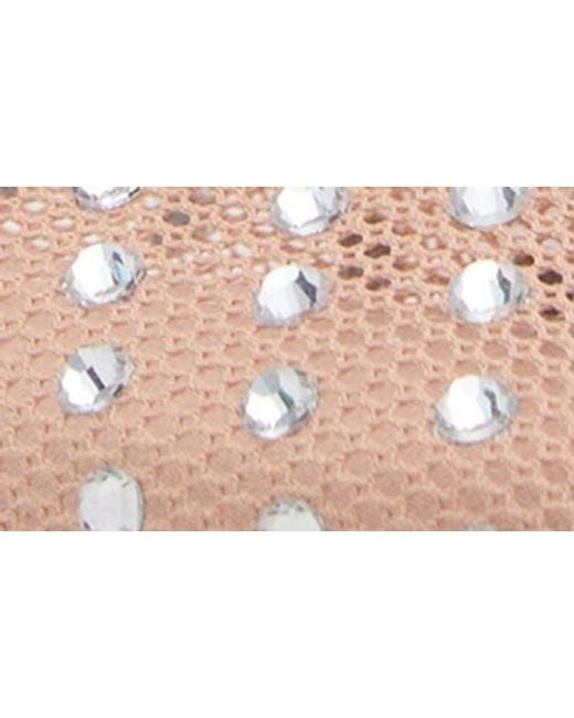 Mango Pink Embellished Ballet Flat