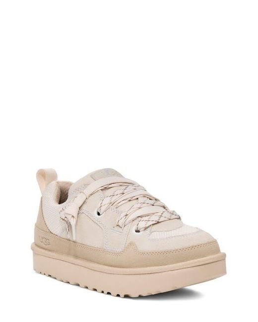 UGG Men's White Lo Lowmel Sneaker