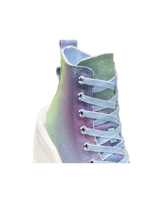 Converse Blue Chuck 70 De Luxe High Top Wedge Sneaker