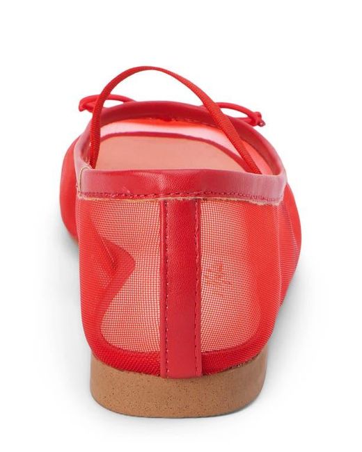Matisse Red Bronx Mesh Ballerina Flat