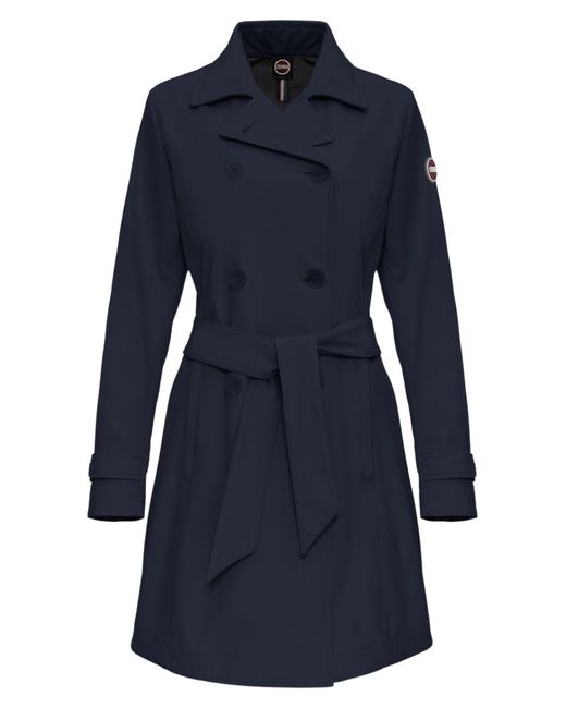 Colmar Blue New Futurity Double Breasted Trench Coat