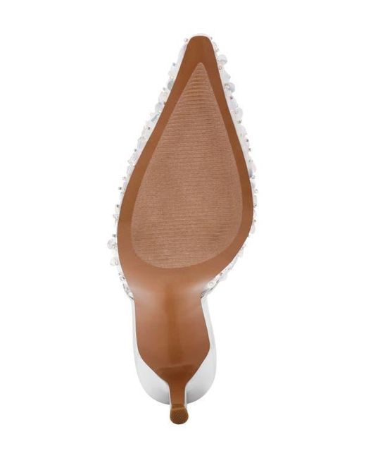 Steve Madden White Alexi Mule
